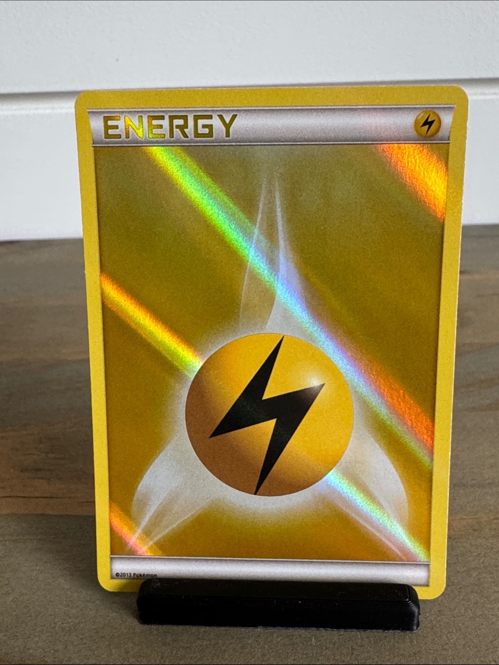 Pokémon | Basic Electric Lightning Energy Holo (2013) - Collectible Trading Card